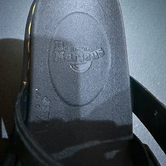 Dr. Martens Black Leather Sandals - Picture 7 of 7